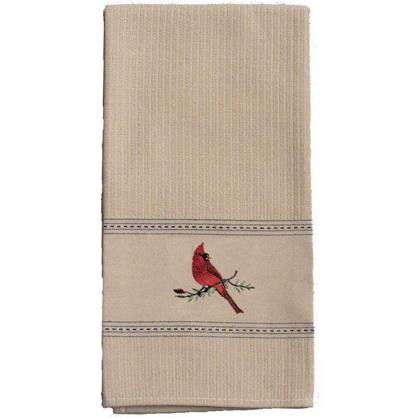 cardinal tea towel